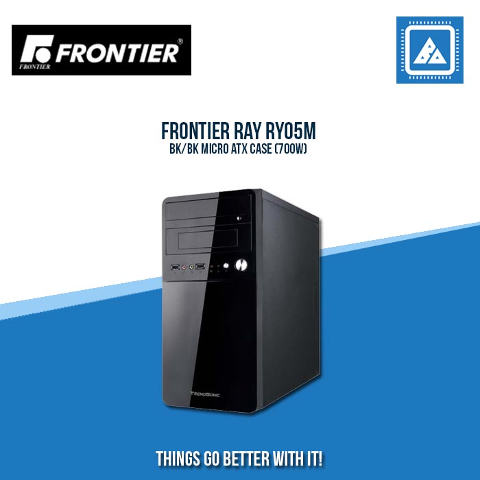 FRONTIER RAY RY05M BK/BK MICRO ATX CASE (700W) FRONTIER RAY RY05M BK/BK MICRO ATX CASE (700W)
